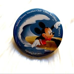 Disney Vacation Club Souvenir Button Pin